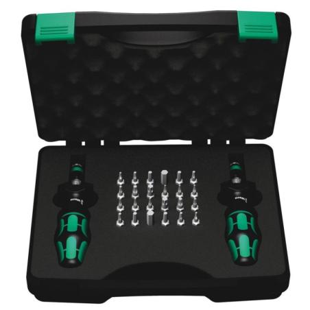 05074738001 - Zestaw wkrętaków dynamometrycznych Kraftform, z gniazdem hex 1/4", 0,3-3 Nm + bity (26 szt.)