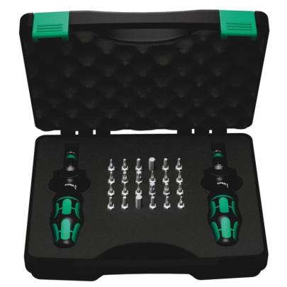 05074738001 - Zestaw wkrętaków dynamometrycznych Kraftform, z gniazdem hex 1/4", 0,3-3 Nm + bity (26 szt.)