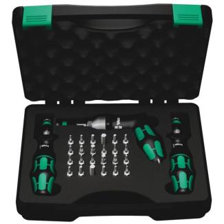 05074739001 - Kraftform torque screwdriver set, with 1/4" hex drive, 0.3-6 Nm + bits (27 pcs.)