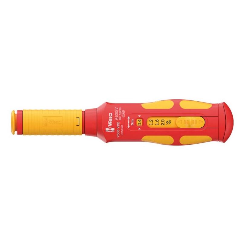 05075870001 - Wkrętak dynamometryczny izolowany VDE 7508 Kraftform Safe-Torque Speed 9 mm, 0,4-2 Nm