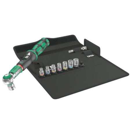 05075830001 - Klucz dynamometryczny Safe-Torque A 1, z zabierakiem czworokątnym 1/4", 2-12 Nm + nasadki (10 szt.)