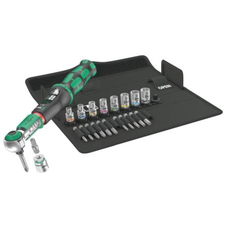 05075832001 - Klucz dynamometryczny Safe-Torque A 2, z gniazdem zabierakowym hex 1/4", 2-12 Nm + nasadki i bity