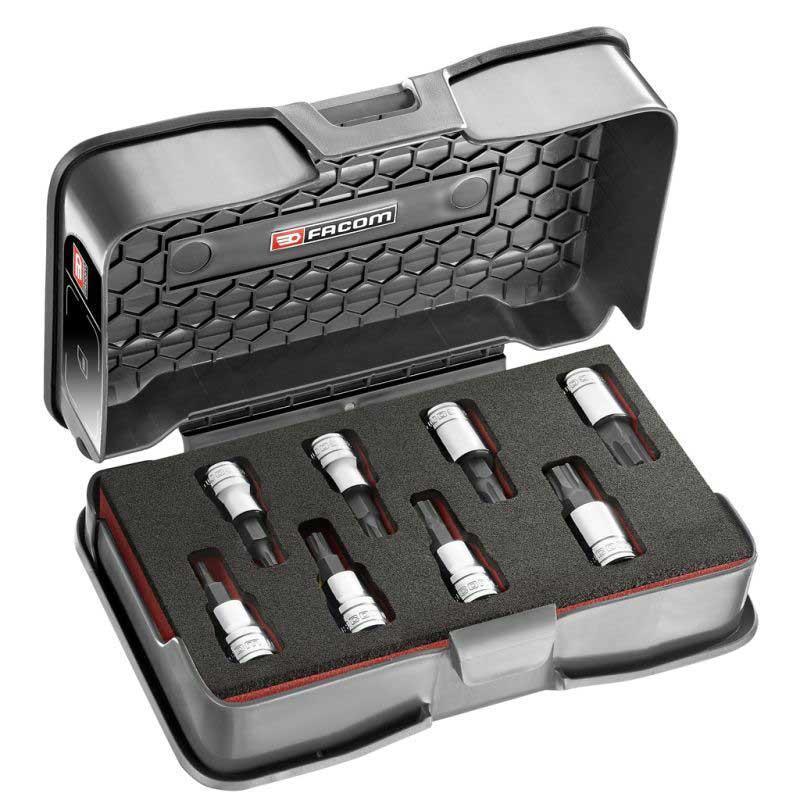 FACOM JTM.J8MGRPPB - 3/8" metrics hexagon OGV® GRIP bit sockets set, 3 mm - 11 mm ✔