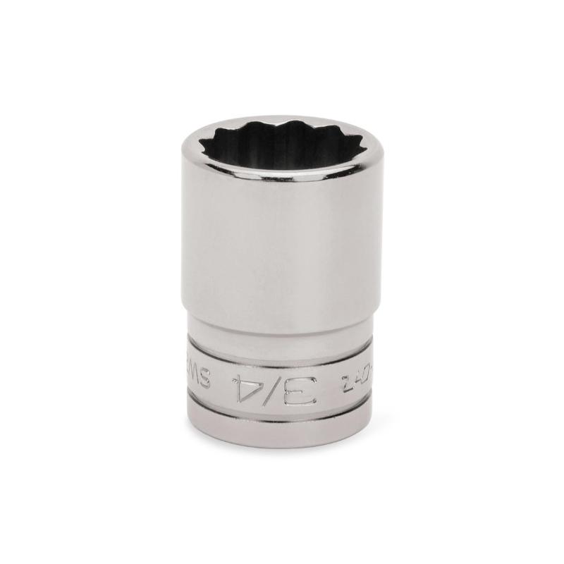 SW161A - Nasadka 1/2" 12-kątna, krótka, calowa, 1/2"