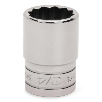 SW261 - Nasadka 1/2" 12-kątna, krótka, calowa, 13/16"