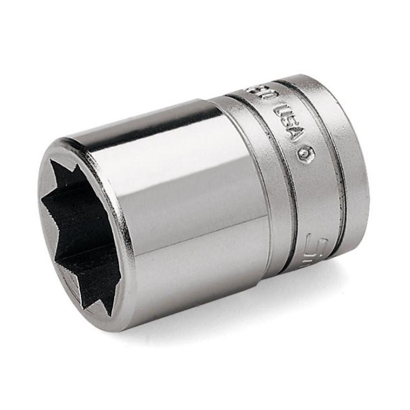 SW416 - Nasadka 1/2" 8-kątna, krótka, calowa, 1/2"