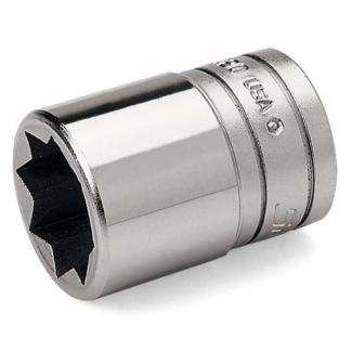 SW418 - Nasadka 1/2" 8-kątna, krótka, calowa, 9/16"