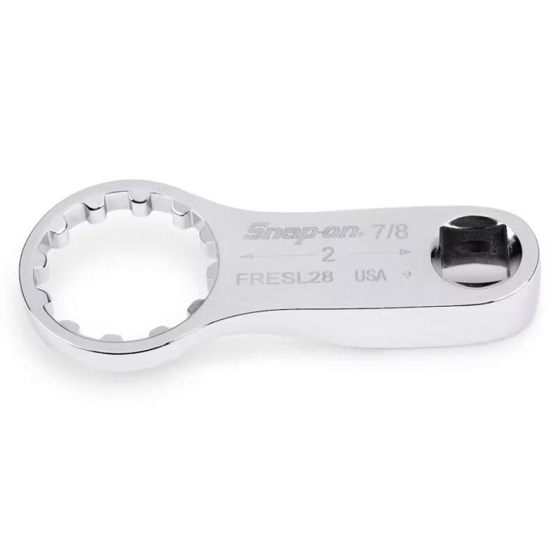 FRESL28 - Końcówka nasadzana oczkowa 3/8", Spline, niskoprofilowa, 7/8"