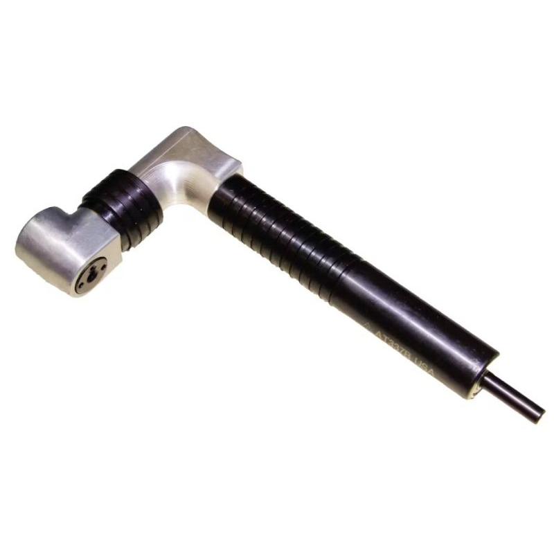 ATI337B - Przystawka do wiertarki pneumatycznej, prosta, regulowana głowica 90° w zakresie 360°, wrzeciono 1/4"-28