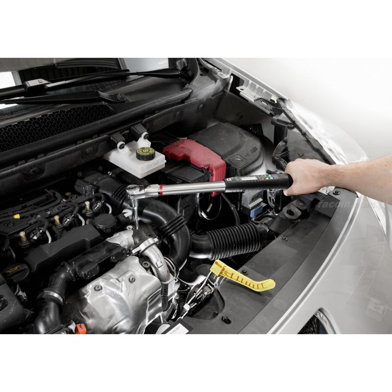 E.316A135S - Klucz elektroniczny z pomiarem momentu i kąta  z grzechotką