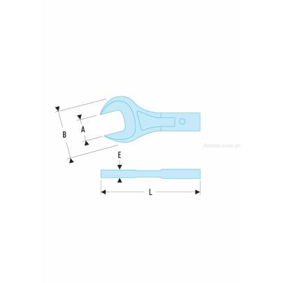20.24 - Końcówka widełkowa – złącze 20 x 7 mm