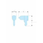 NK.1000F2 - klucz udarowy 3/4" aluminiowy