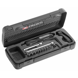 A.402J1 - zestaw z wkrętakiem 0,5 – 2,5 Nm oraz nasadkami 1/4"