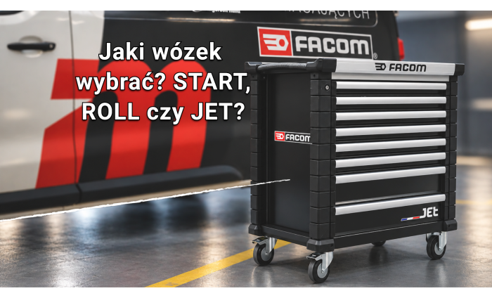 Jaki wózek narzędziowy FACOM wybrać? START, ROLL czy JET?